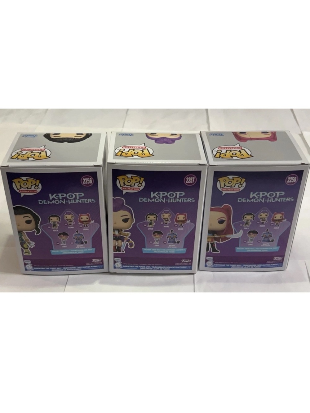 Funko Pop Kpop Demon Hunters 3 Figure Set 2256 2257 2258 Zoey Rumi Mira - Picture 6 of 6